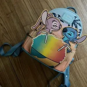 Loungefly | Bags | Stitch And Angel Snowcone Backpack With 